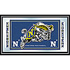 United States Naval Academy Logo and Mascot Framed Mirror