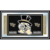 Wake Forest University Logo and Mascot Framed Mirror