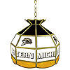 Western Michigan U Stained Glass Tiffany Lamp - 16 Inch