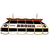 Brown University Stained Glass 40 Inch Tiffany Lamp