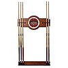 Brown University Wood and Mirror Wall Cue Rack