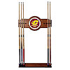 Central Michigan University Wood and Mirror Wall Cue Rack
