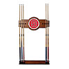 North Carolina State 2 piece Wood and Mirror Wall Cue Rack