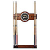 Western Michigan University Wood and Mirror Wall Cue Rack