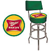 Miller High Life Padded Bar Stool with Back