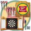 Miller High Life Dart Cabinet Includes Darts and Board