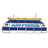 U.S. Air Force Stained Glass 40 Inch Lighting Fixture