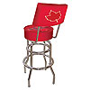 Molson Canadian Padded Bar Stool with Back