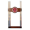 Molson Canadian 2 piece Wood and Mirror Wall Cue Rack