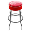 NHL Detroit Redwings Padded Bar Stool