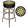 NHL Vintage Boston Bruins Padded Bar Stool