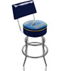 NHL St. Louis Blues Padded Bar Stool with Back