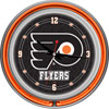 NHL Philadelphia Flyers Neon Clock - 14 inch Diameter