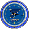 NHL St. Louis Blues Neon Clock - 14 inch Diameter