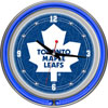 NHL Toronto Maple Leafs Neon Clock - 14 inch Diameter