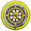 NHL Vintage Boston Bruins Neon Clock - 14 inch Diameter
