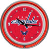 NHL Washington Capitals Neon Clock - 14 inch Diameter