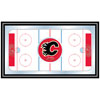 NHL Calgary Flames Framed Hockey Rink Mirror