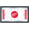 NHL Detroit Redwings Framed Hockey Rink Mirror