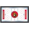 NHL Ottawa Senators Framed Hockey Rink Mirror