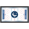 NHL Vancouver Canucks Framed Hockey Rink Mirror
