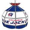NHL Columbus Blue Jackets Stained Glass Tiffany Lamp - 16 inch diamete