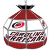 NHL Carolina Hurricanes Stained Glass Tiffany Lamp - 16 inch diameter