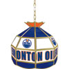 NHL Edmonton Oilers Stained Glass Tiffany Lamp - 16 inch diameter