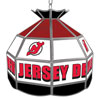 NHL New Jersey Devils Stained Glass Tiffany Lamp - 16 inch diameter