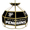 NHL Pittsburgh Penguins Stained Glass Tiffany Lamp - 16 inch