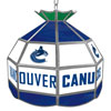 NHL Vancouver Canucks Stained Glass Tiffany Lamp - 16 inch diameter