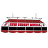 NHL New Jersey Devils Stained Glass 40 inch Lighting Fixture