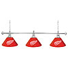 NHL Detroit Redwings 60 Inch 3 Shade Billiard Lamp