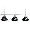 NHL San Jose Sharks 60 Inch 3 Shade Billiard Lamp