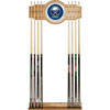 NHL Buffalo Sabres 2 piece Wood and Mirror Wall Cue Rack