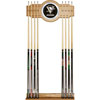 NHL Pittsburgh Penguins 2 piece Wood and Mirror Wall Cue Rack