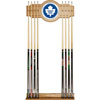 NHL Toronto Maple Leafs 2 piece Wood and Mirror Wall Cue Rack