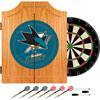 NHL San Jose Sharks Dart Cabinet includes Darts and Board