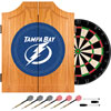 NHL Tampa Bay Lightning Dart Cabinet includes Darts and Board
