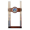 U.S. Coast Guard 2 piece Wood and Mirror Wall Cue Rack