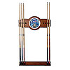 U.S. Navy 2 piece Wood and Mirror Wall Cue Rack