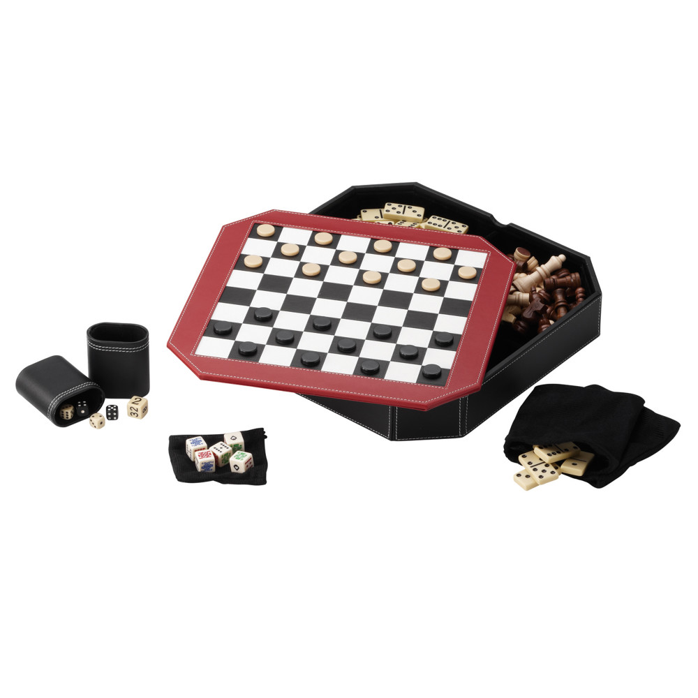 Mainstreet Classics Octagon 5 In 1 Game Set