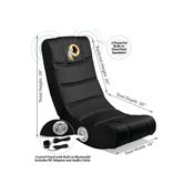 Washington Redskins Video Chair W/ Bluetooth, 114-1016