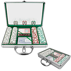 200 Chip 11.5g HIGH ROLLER Set w/Clear Cover Aluminum Case