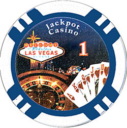 11.5G Jackpot Casino Clay Chips $1