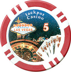 11.5G Jackpot Casino Clay Chips $5