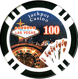 11.5G Jackpot Casino Clay Chips $100
