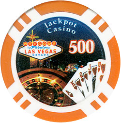11.5G Jackpot Casino Clay Chips $500