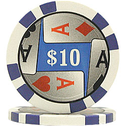 11.5g 4 Aces Poker Chip $10