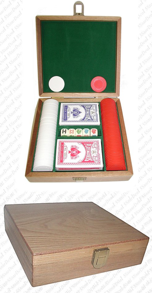 Poker Chip Gift Set - 100 Chips Plus More!